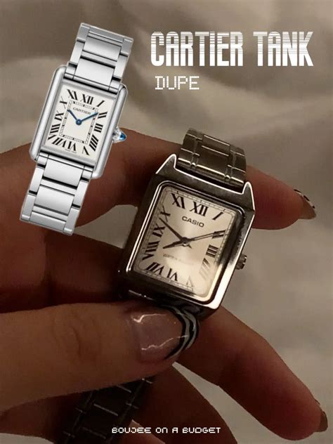 cartier tank casio|casio cartier tank dupe.